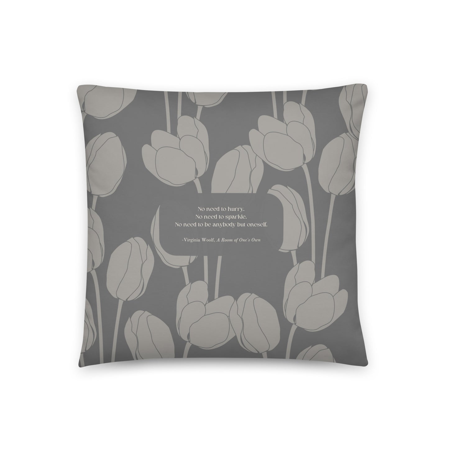 Healing Pillow - Self-compassion - Gift for Teen & YA - Encourage - Virginia Woolf