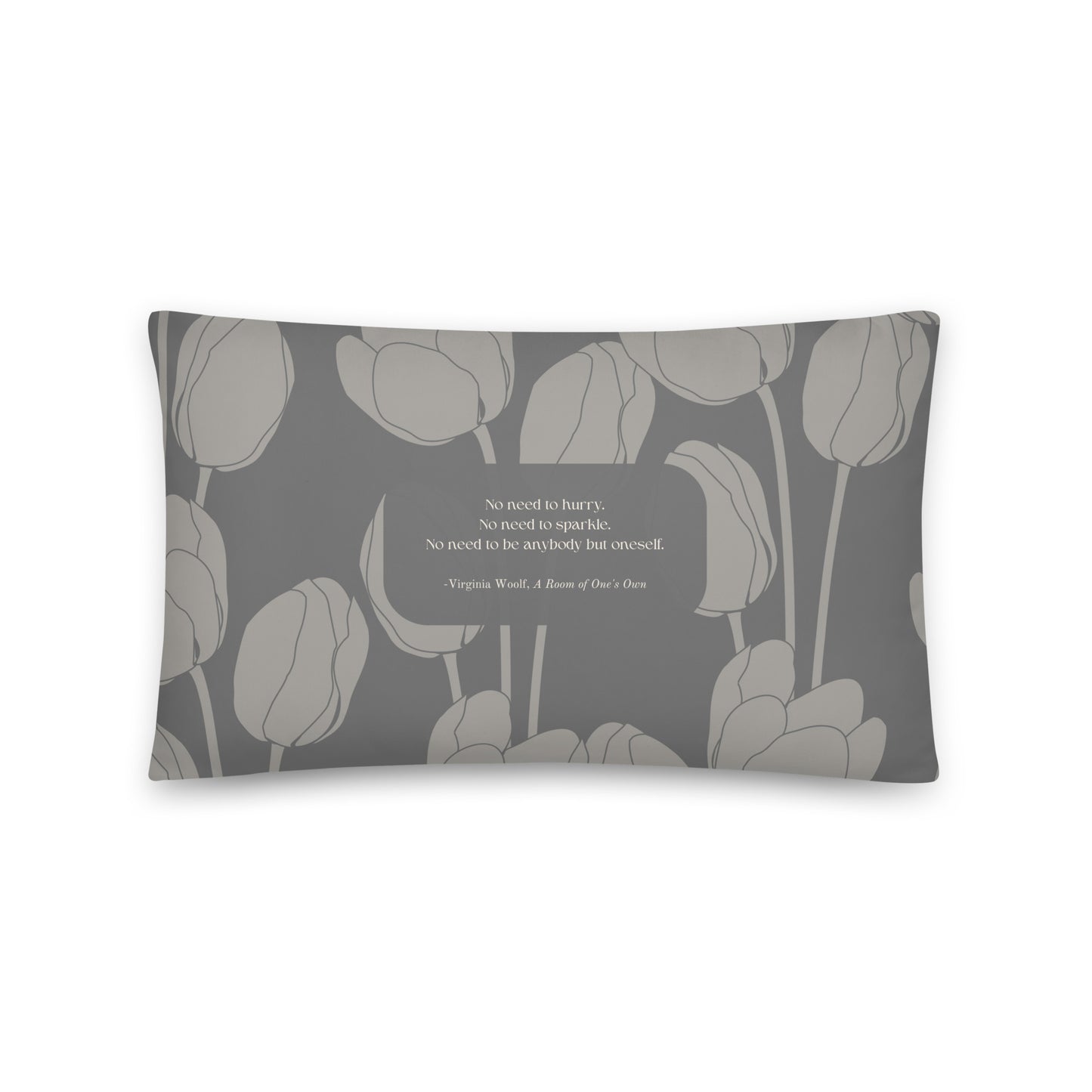 Healing Pillow - Self-compassion - Gift for Teen & YA - Encourage - Virginia Woolf