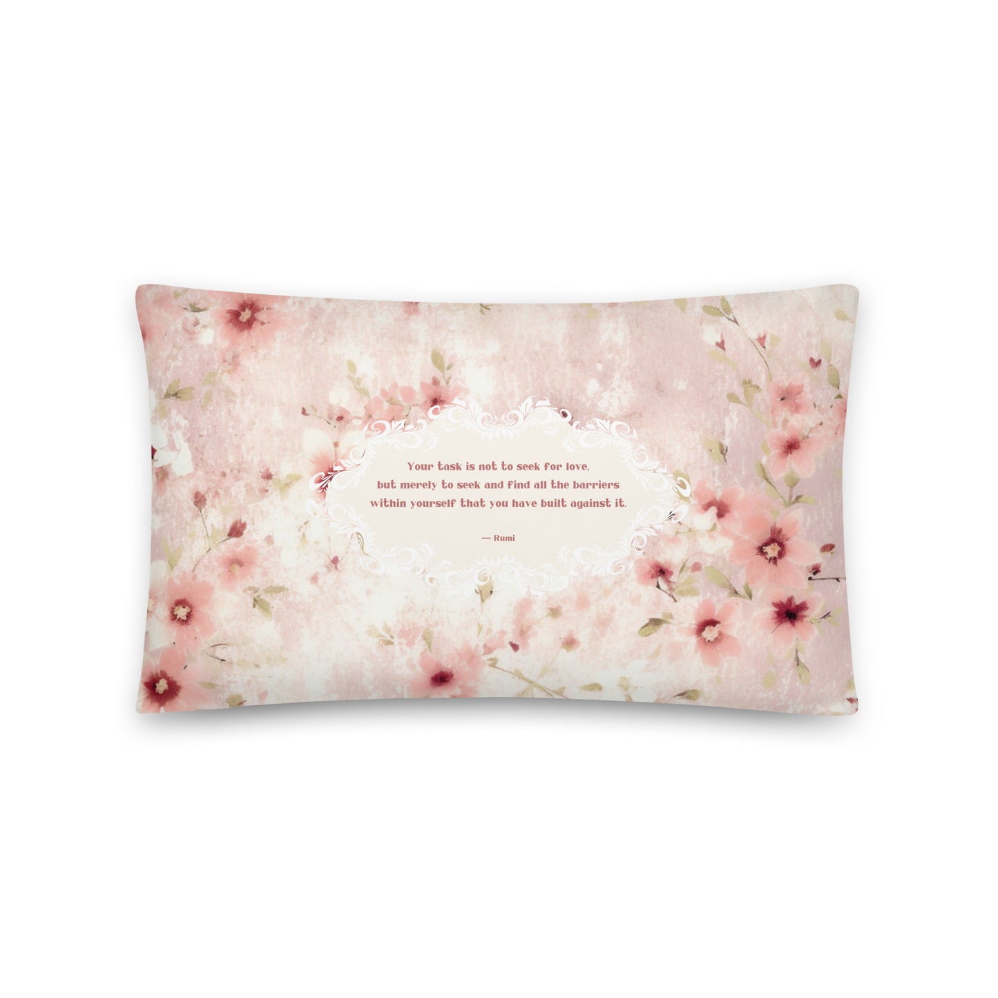 Healing Pillow - Love & Relationships - Self-exploration - Rumi