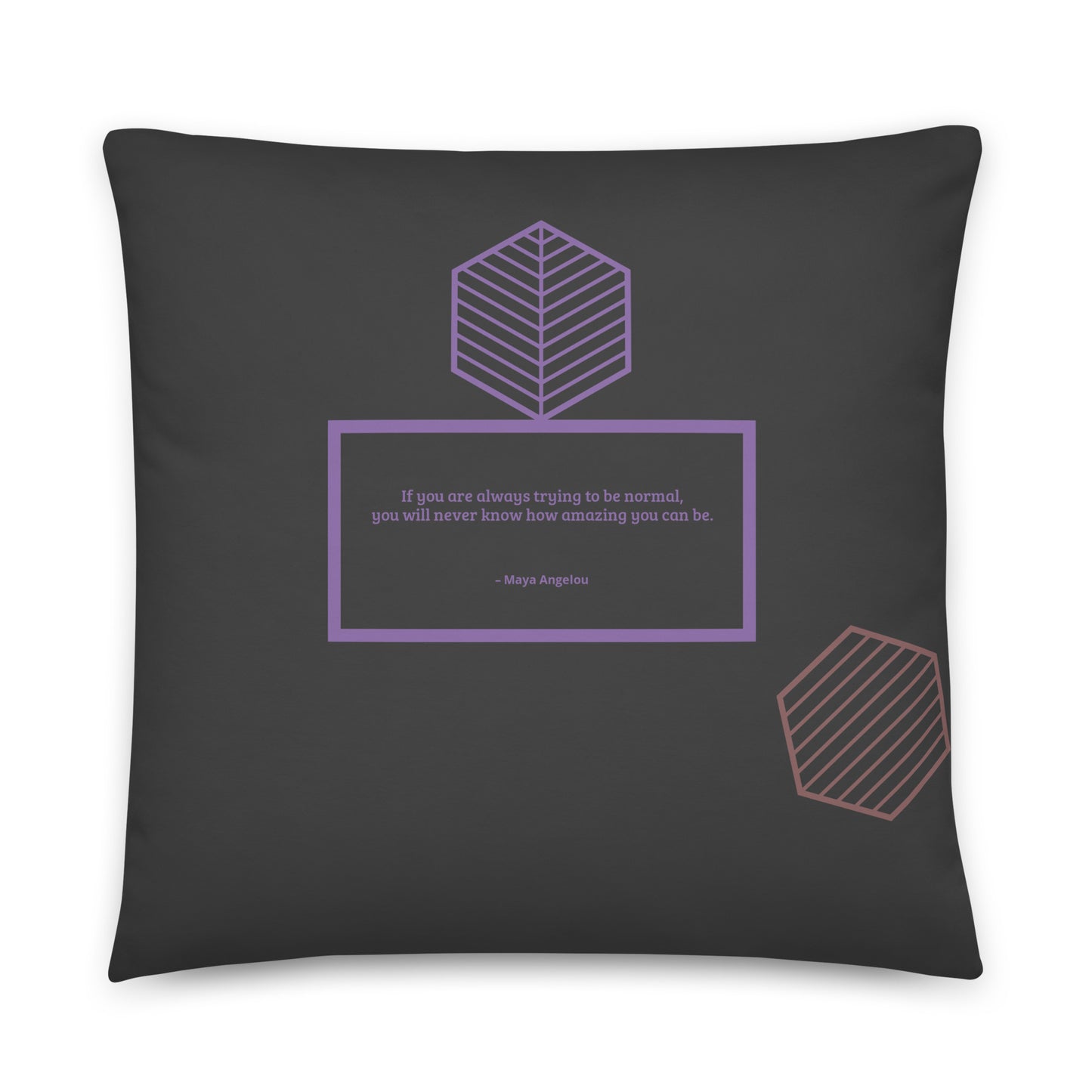Healing Pillow - LGBTQIA+ Neurodiverse - Teen & YA - Self-compassion - Maya Angelou