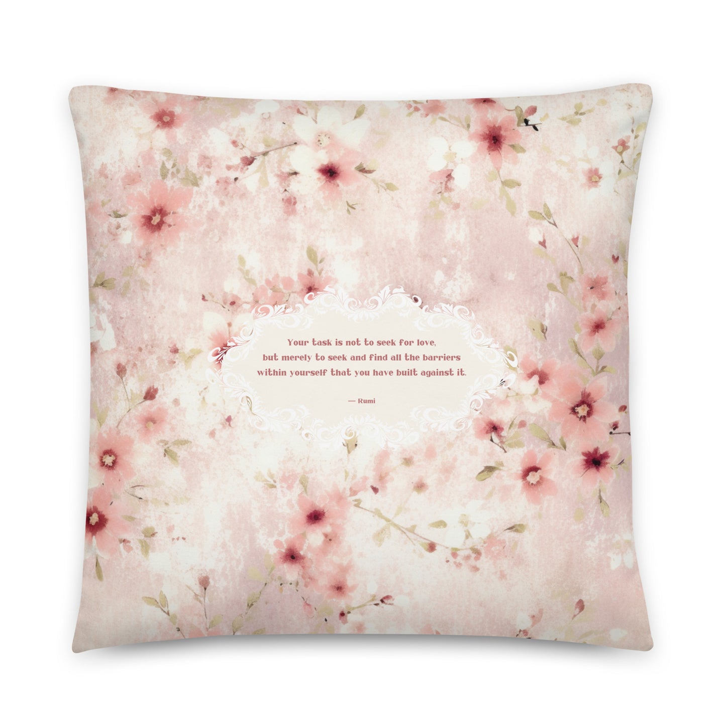 Healing Pillow - Love & Relationships - Self-exploration - Rumi