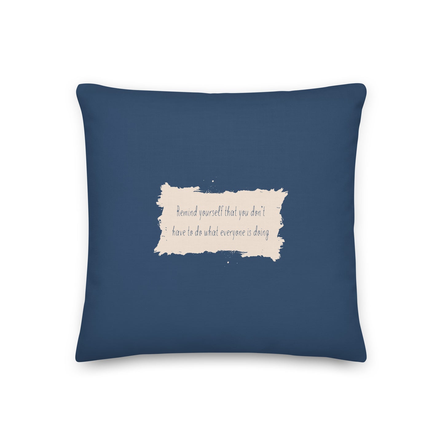 Healing Pillow - Self-compassion - Blue floral