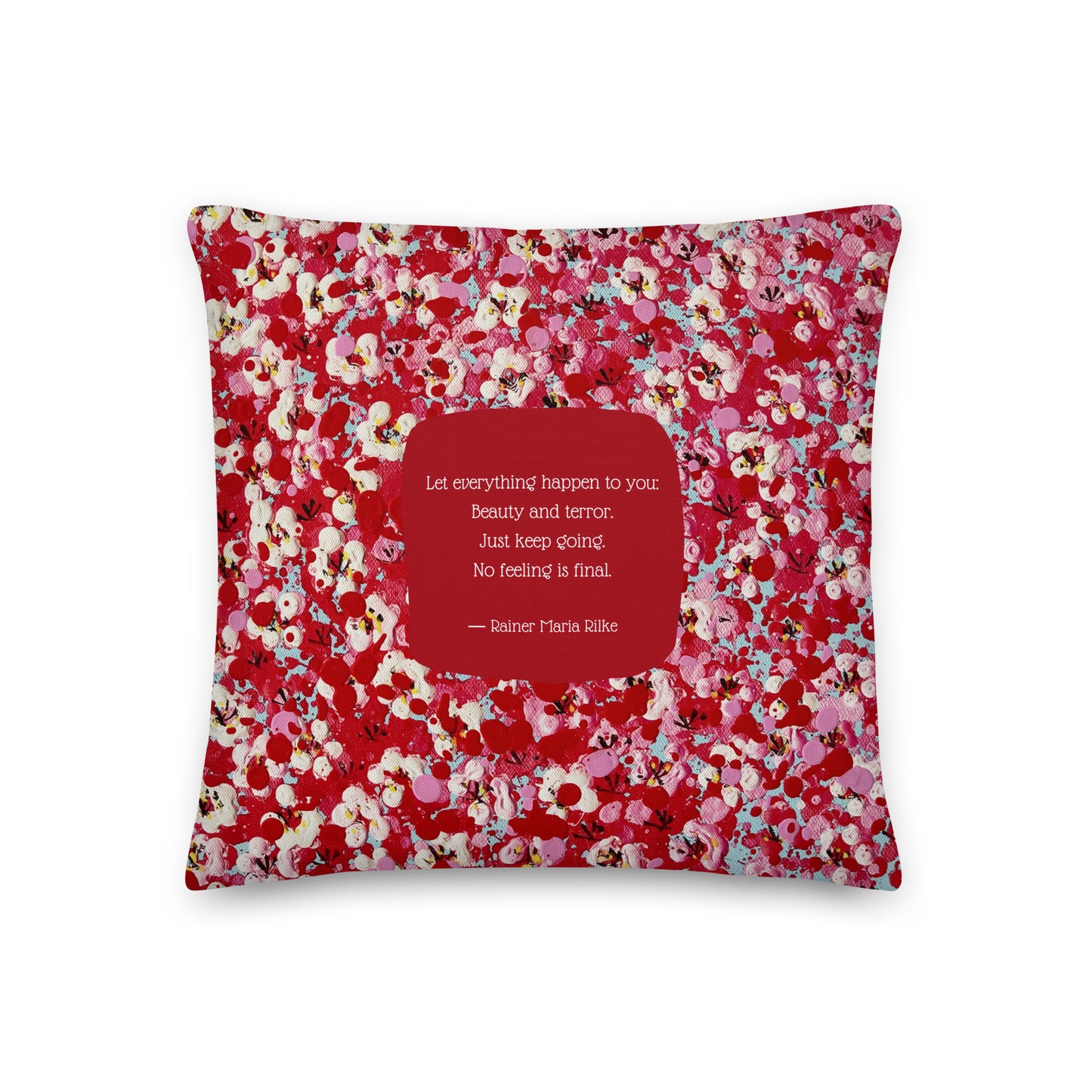 Healing Pillow - Self-compassion - Impermanence - Rilke