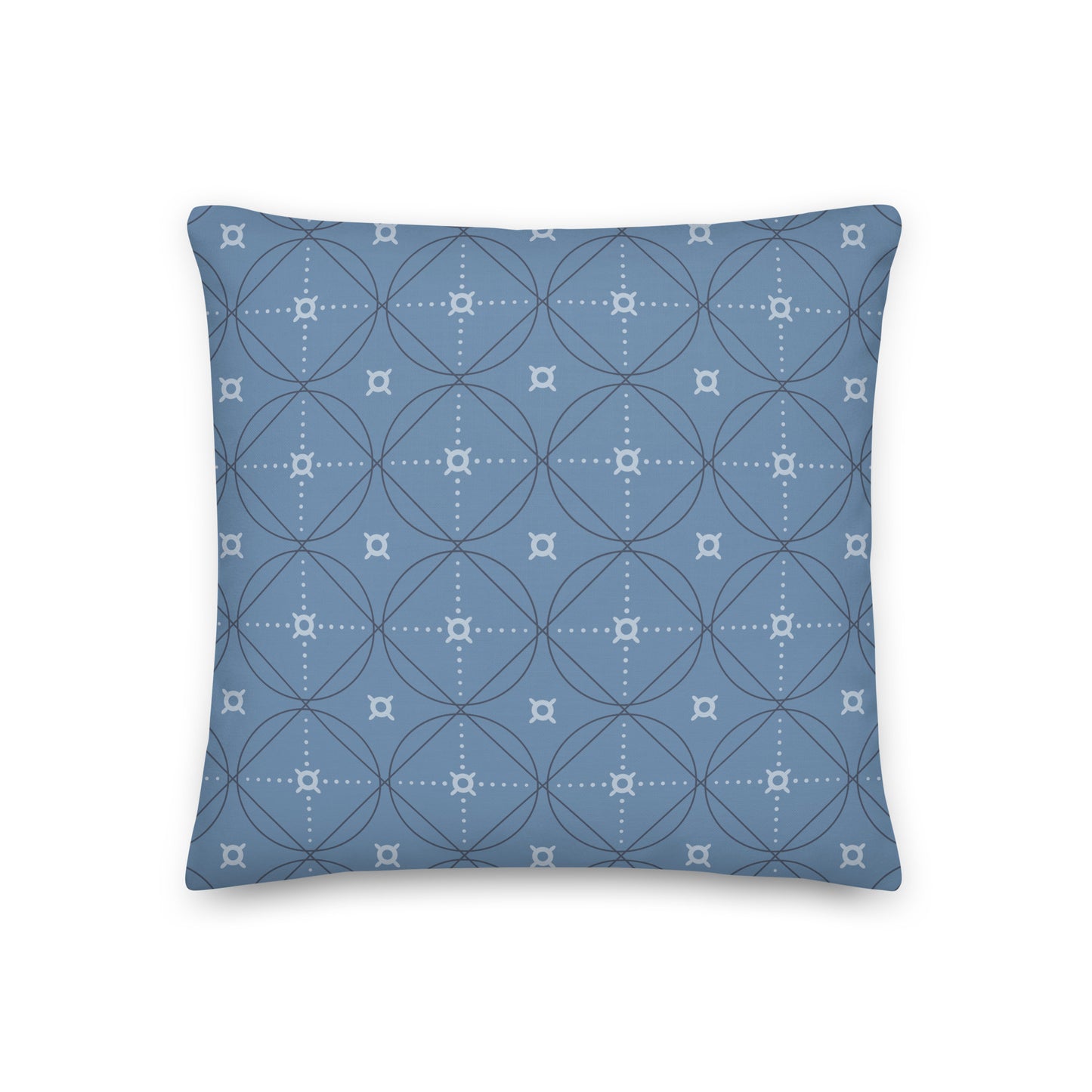 Healing Pillow - Love of Life Thomas Merton - denim blue