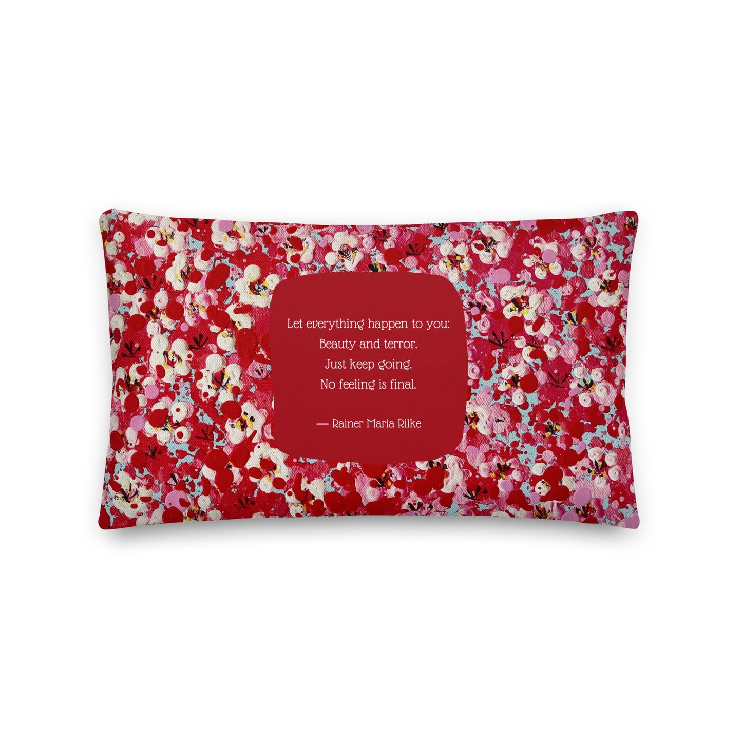 Healing Pillow - Self-compassion - Impermanence - Rilke