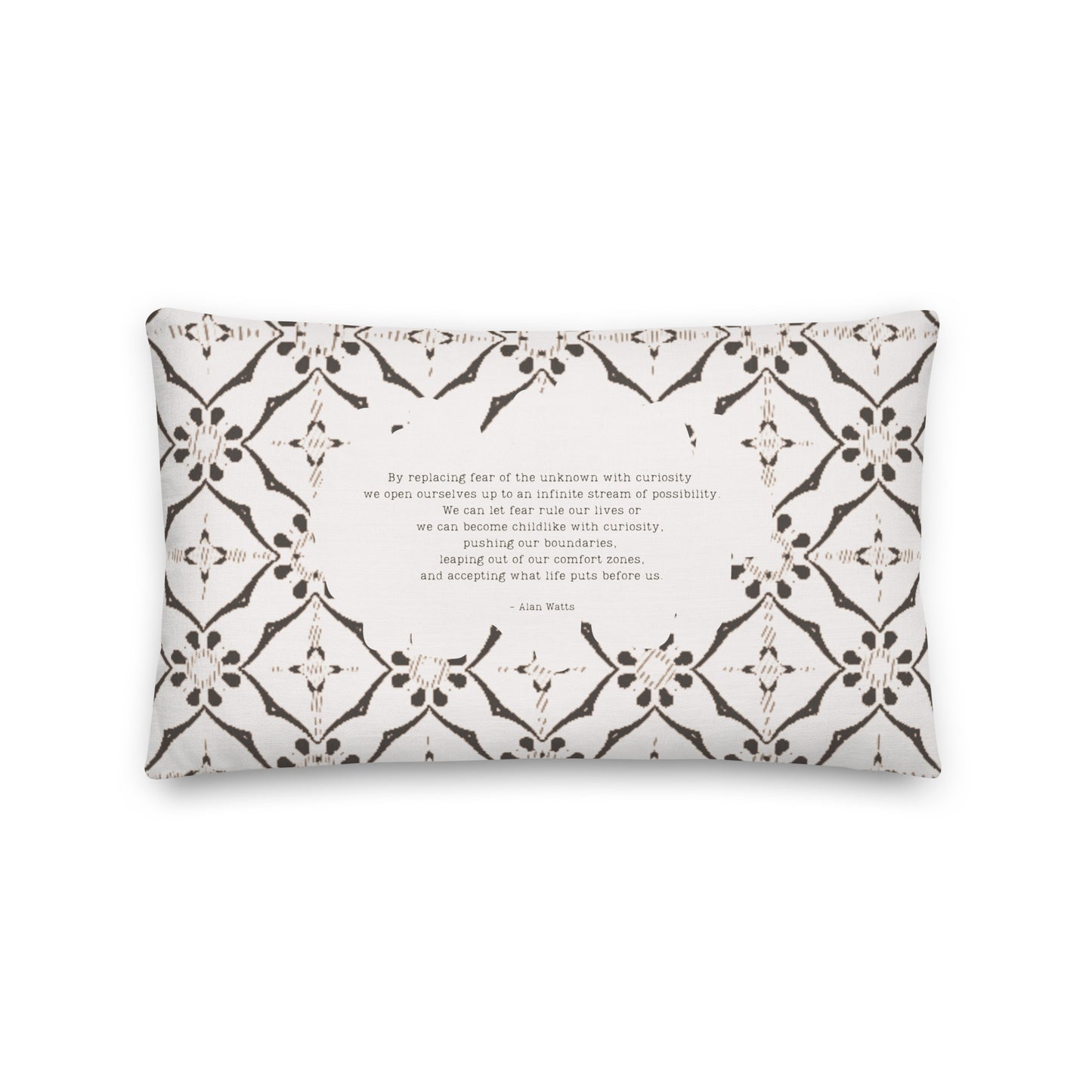 Healing Pillow - Self-exploration - Encouragement - Alan Watts