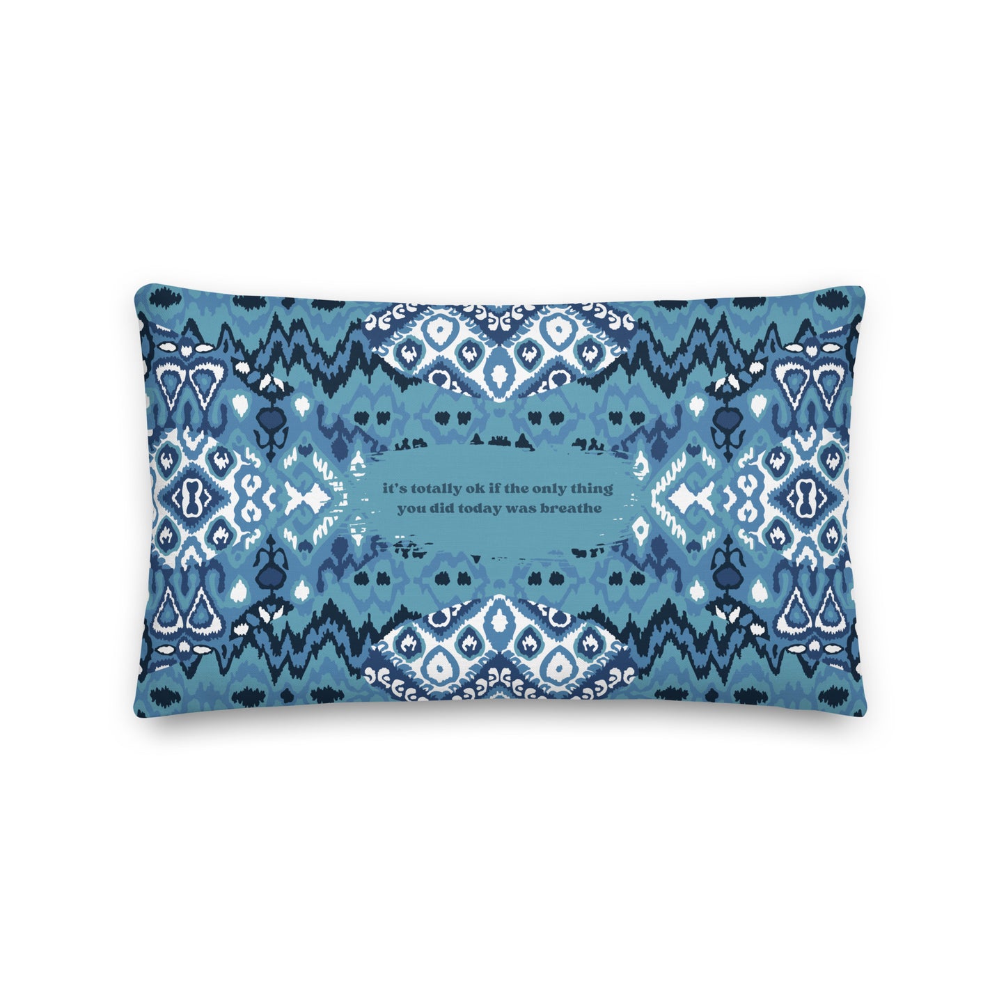 Healing Pillow - Self-compassion - Self-preservation - Blue