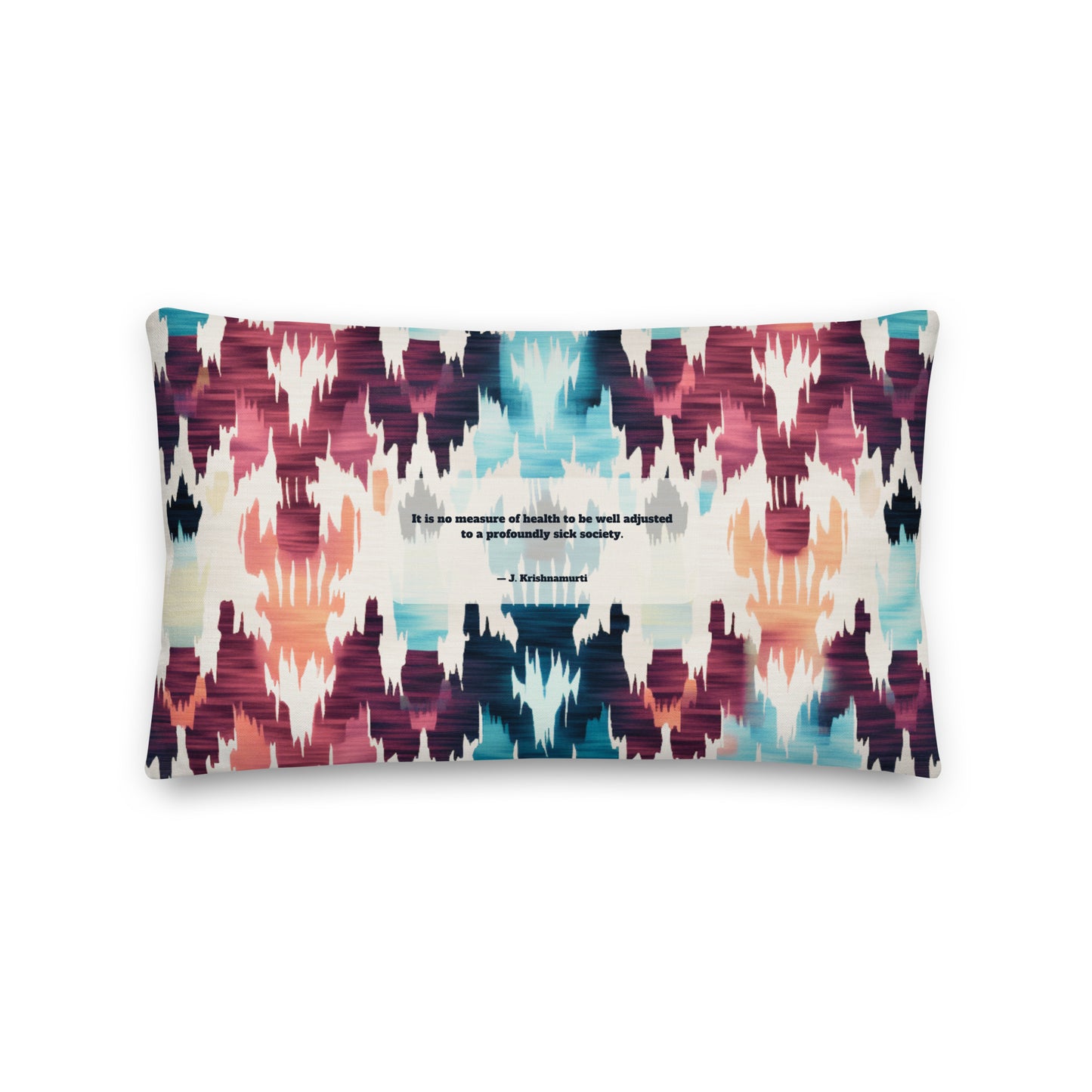 Healing Pillow - Mindfulness - Mental Health - J. Krishnamurti