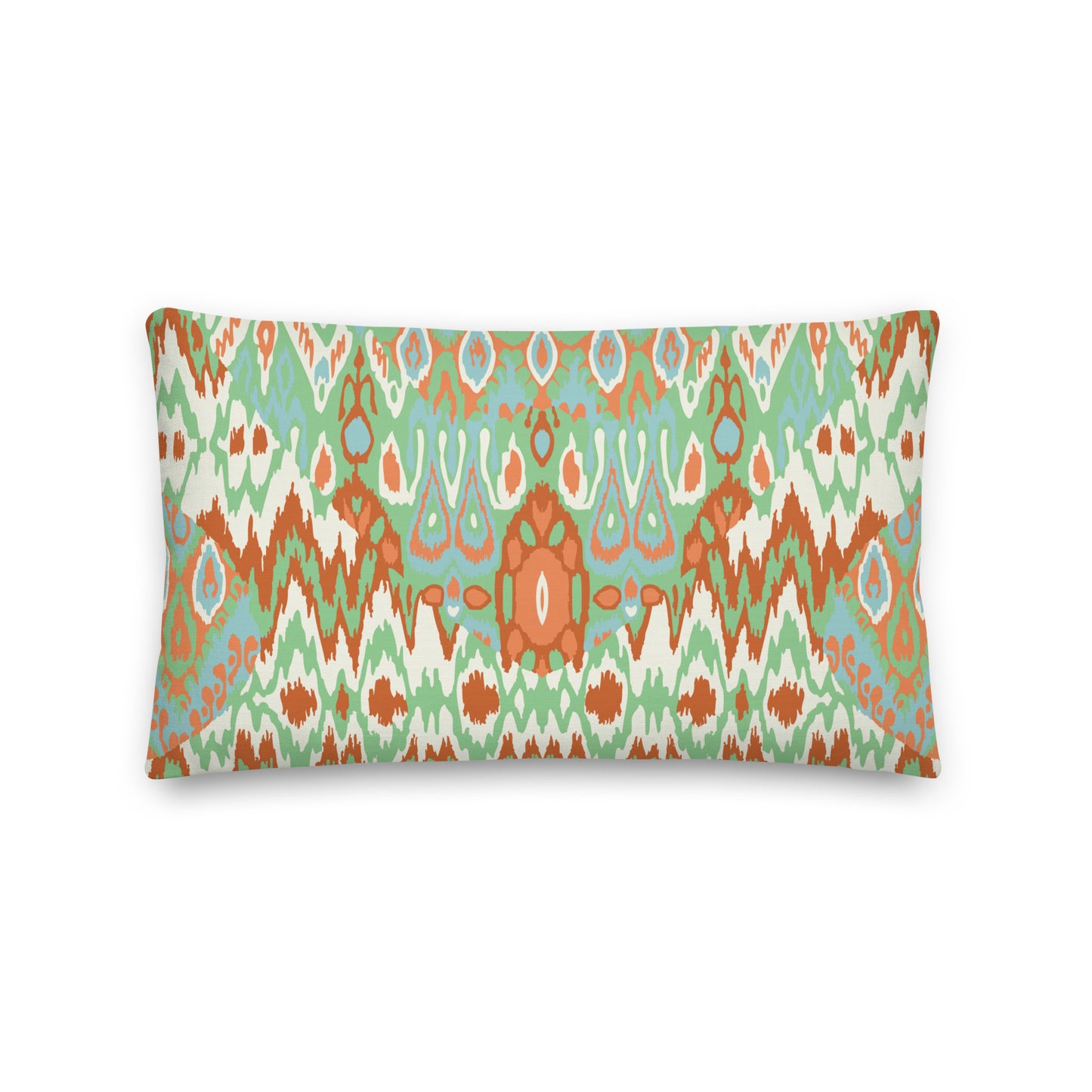 Healing Pillow - Self-compassion - John Steinbeck - Orange and green