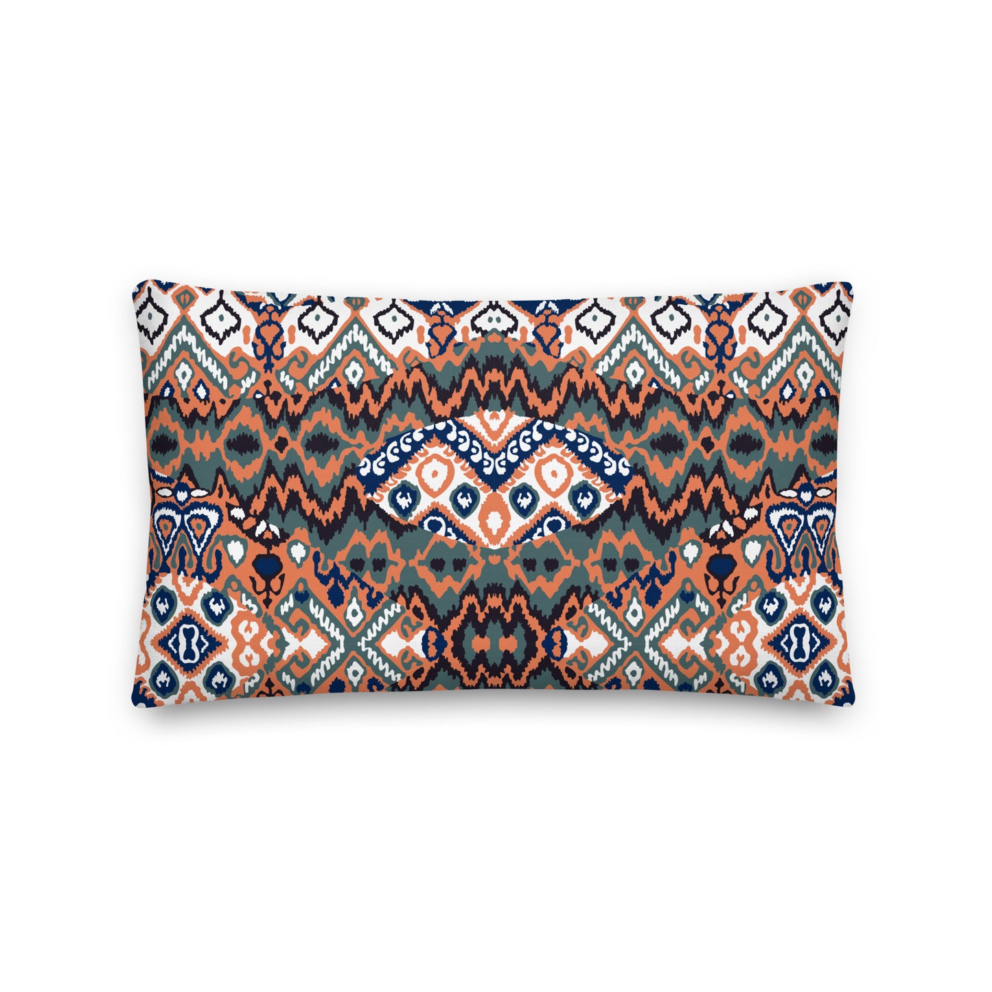 Healing Pillow - Love - Mindfulness - Carl Sagan - Multicolor orange, black, moss green