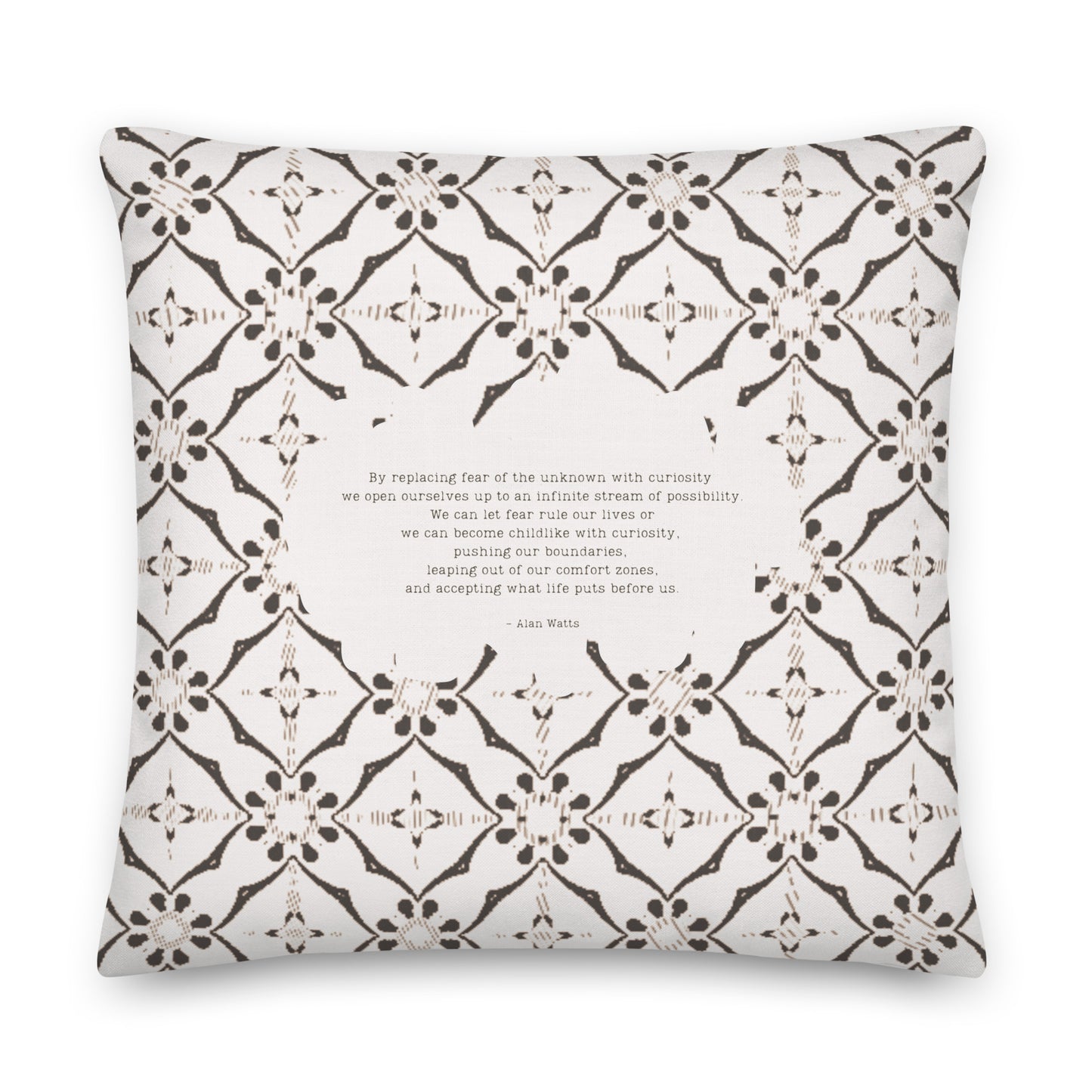 Healing Pillow - Self-exploration - Encouragement - Alan Watts