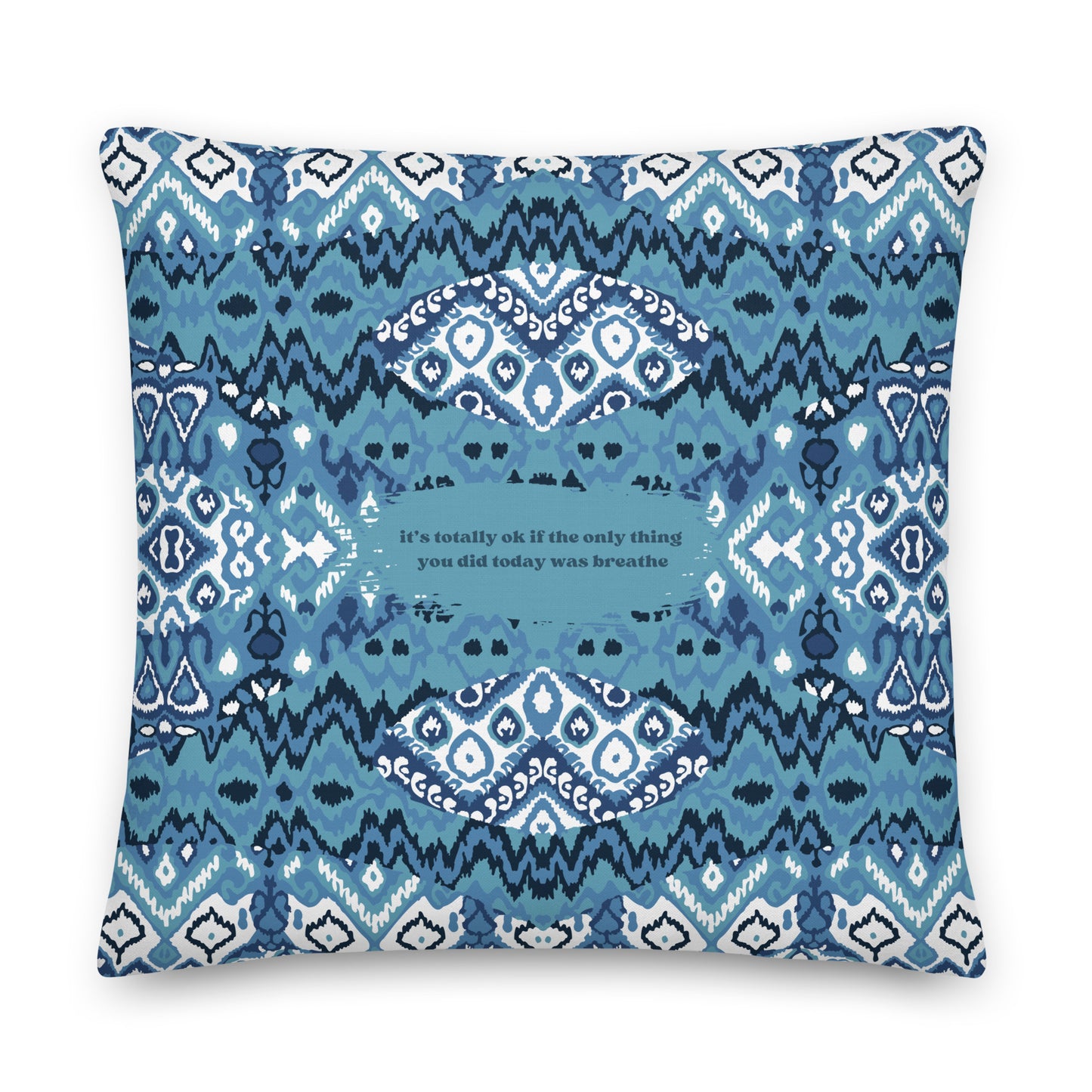 Healing Pillow - Self-compassion - Self-preservation - Blue