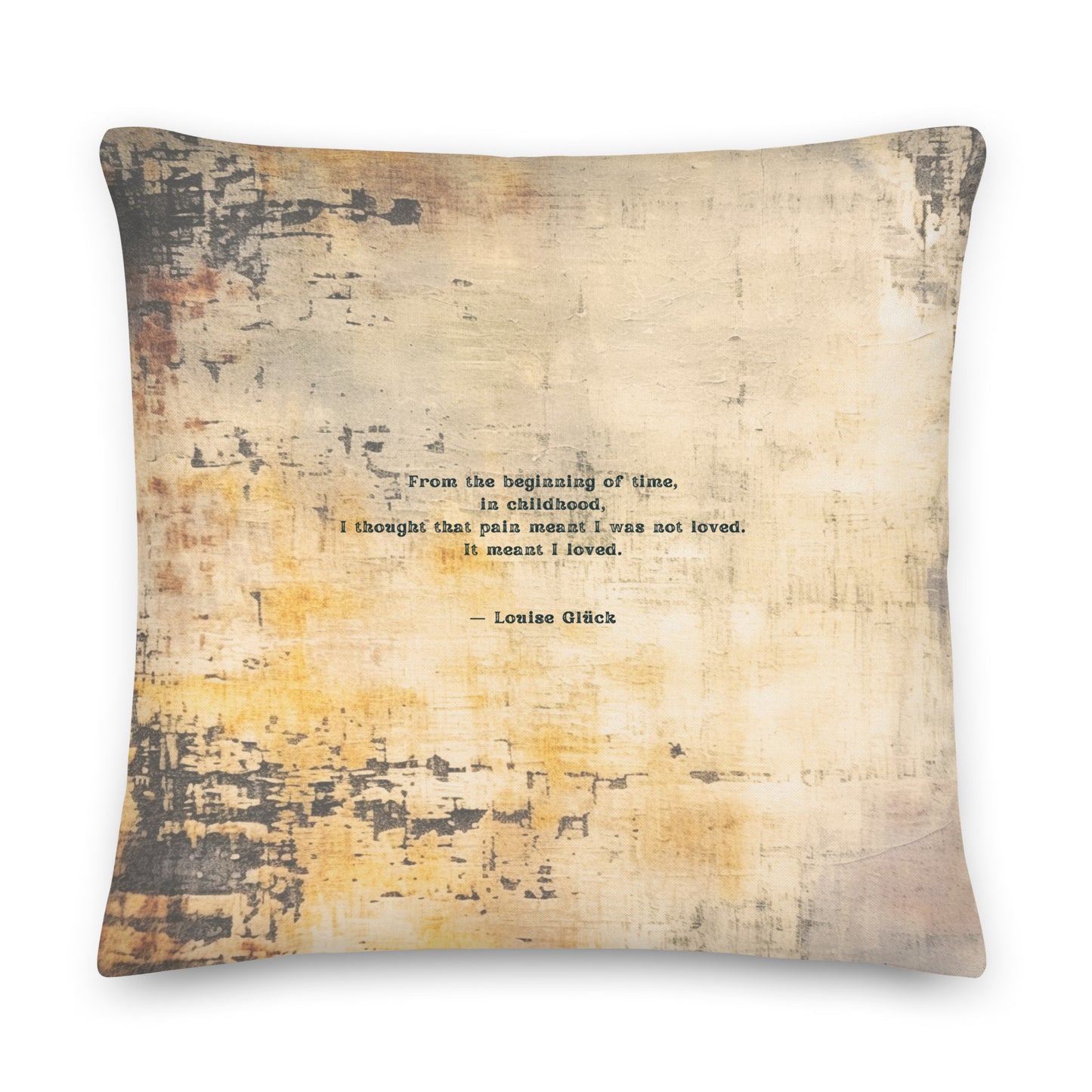 Healing Pillow - Self-compassion - Self-exploration - Mindfulness - Louise Glück