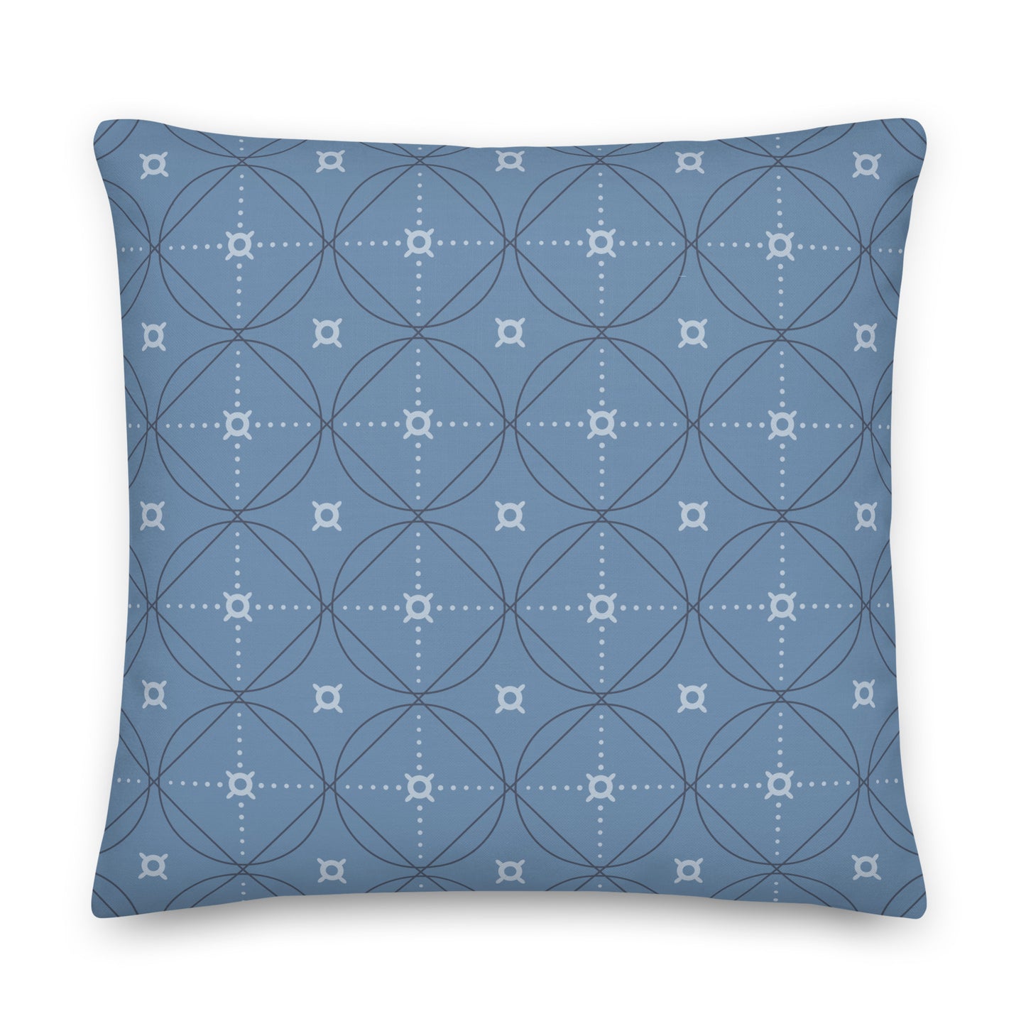 Healing Pillow - Love of Life Thomas Merton - denim blue