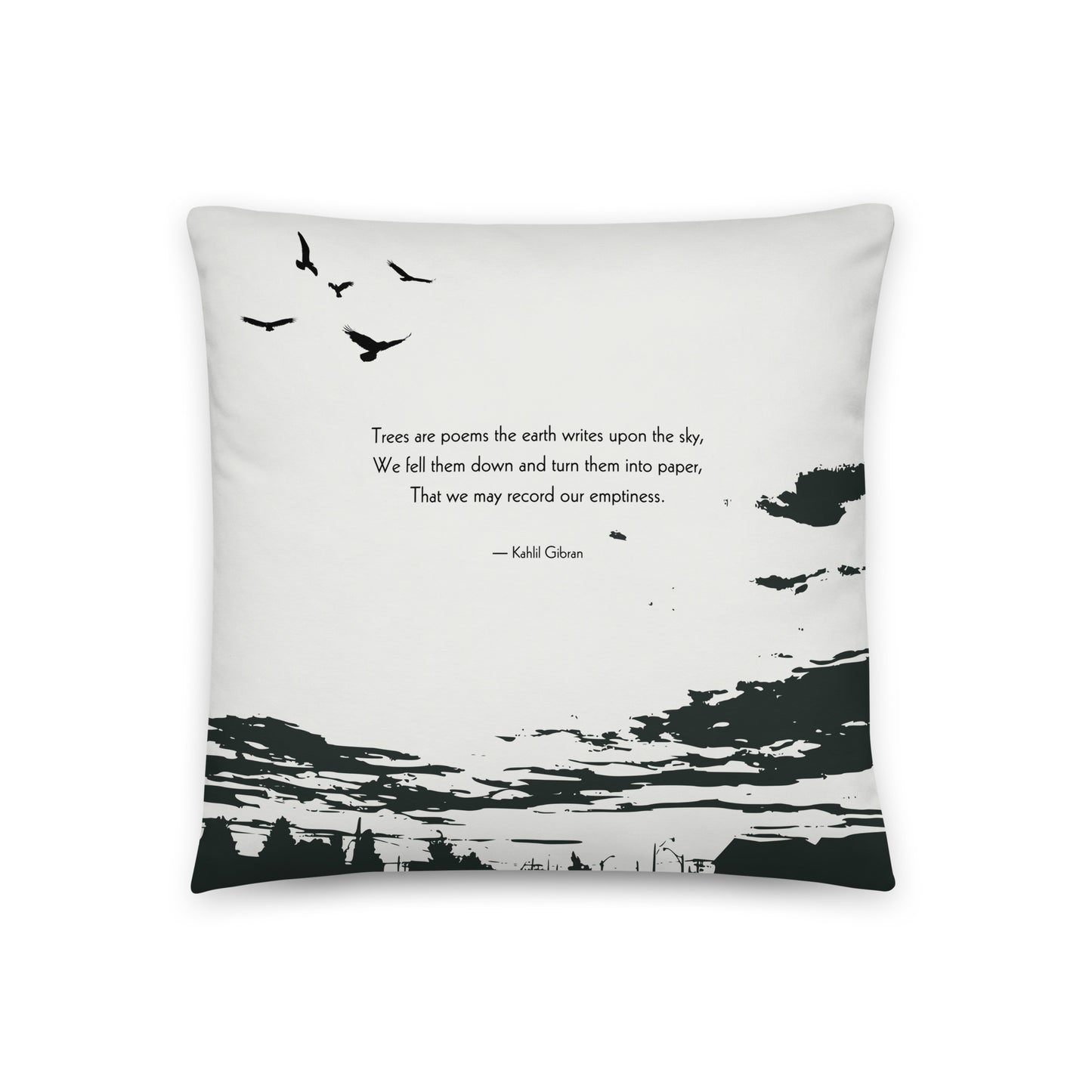 Healing Pillow - Self-compassion - Tree lover - Kahlil Gibran