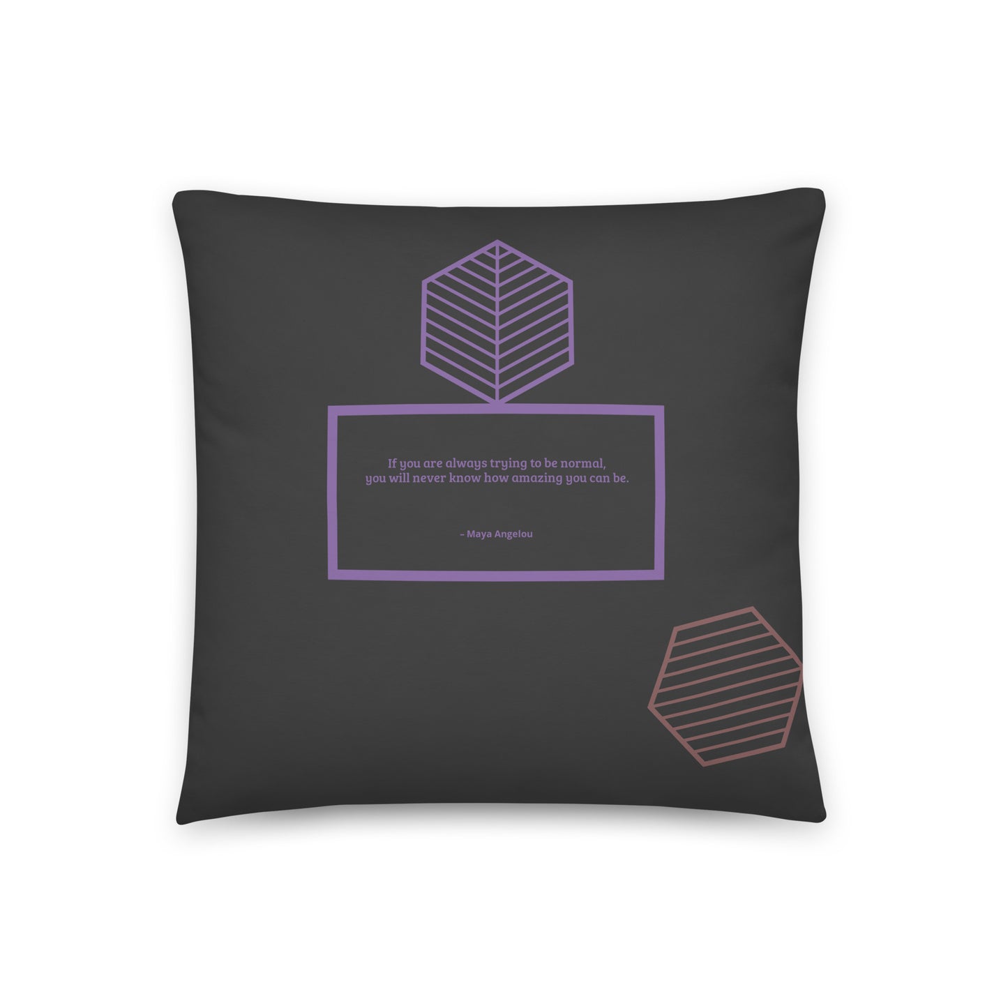 Healing Pillow - LGBTQIA+ Neurodiverse - Teen & YA - Self-compassion - Maya Angelou