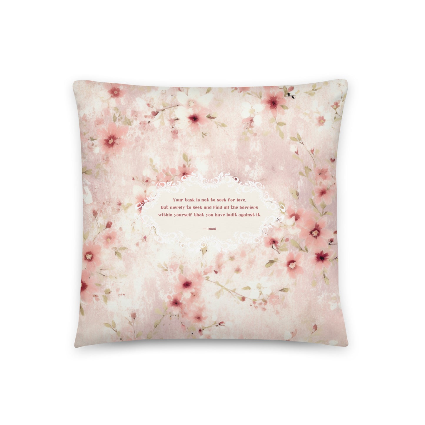 Healing Pillow - Love & Relationships - Self-exploration - Rumi