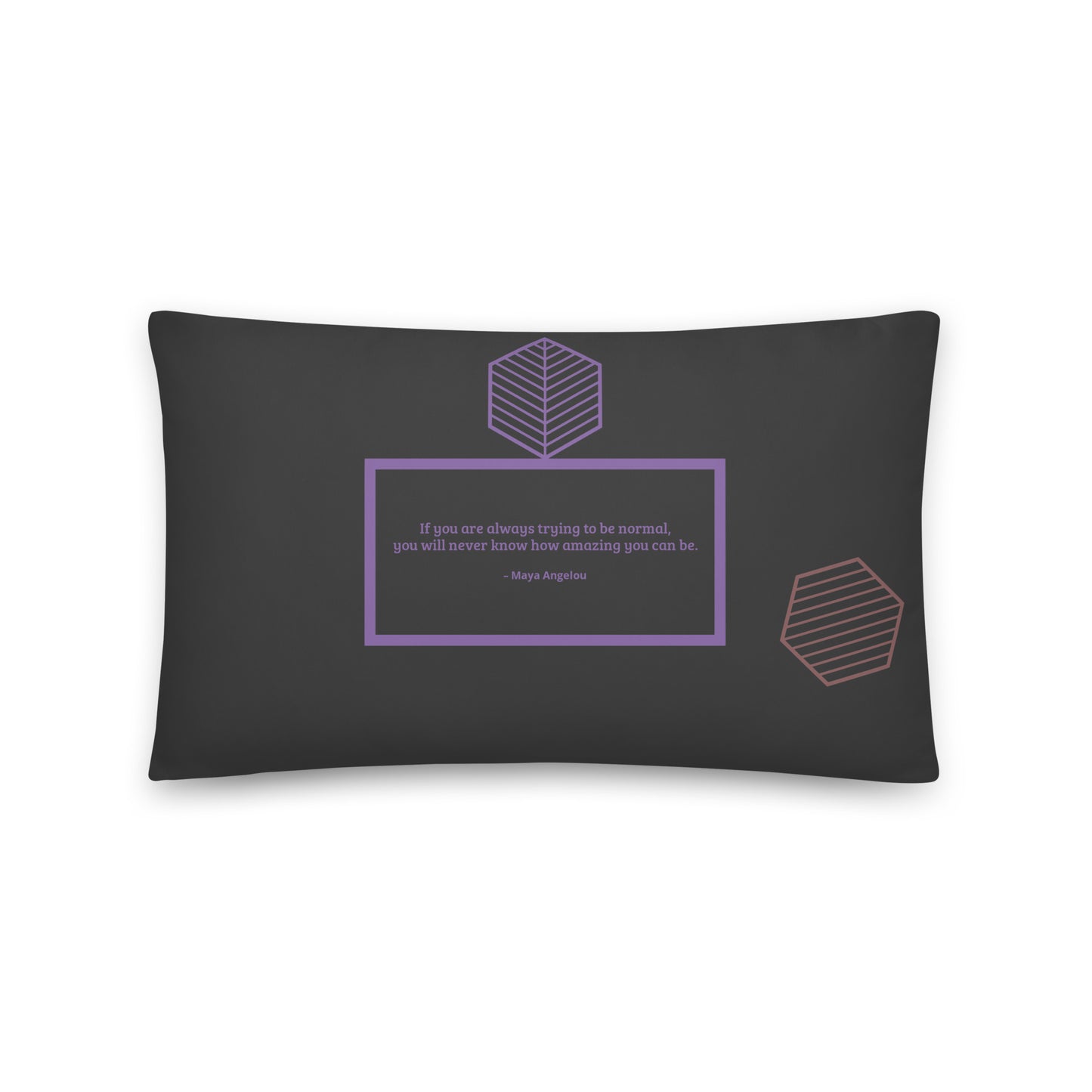 Healing Pillow - LGBTQIA+ Neurodiverse - Teen & YA - Self-compassion - Maya Angelou