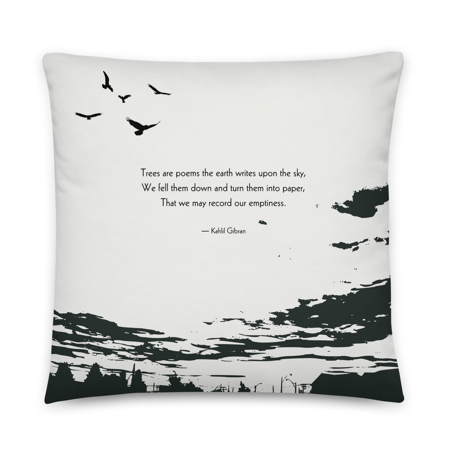 Healing Pillow - Self-compassion - Tree lover - Kahlil Gibran