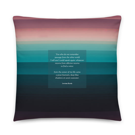 Healing Pillow - Self-exploration - Mindfulness - Louise Glück