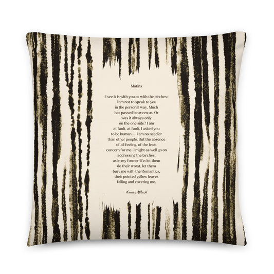 Healing Pillow - Love & Relationships - Grief & Loss - Louise Glück Matins