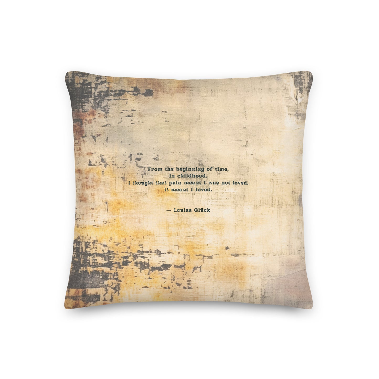 Healing Pillow - Self-compassion - Self-exploration - Mindfulness - Louise Glück