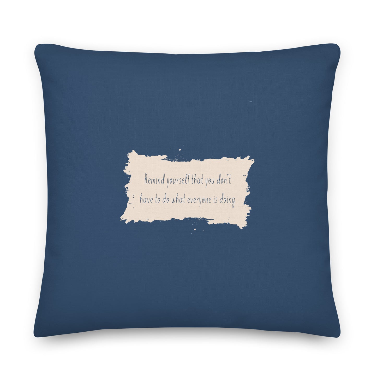 Healing Pillow - Self-compassion - Blue floral