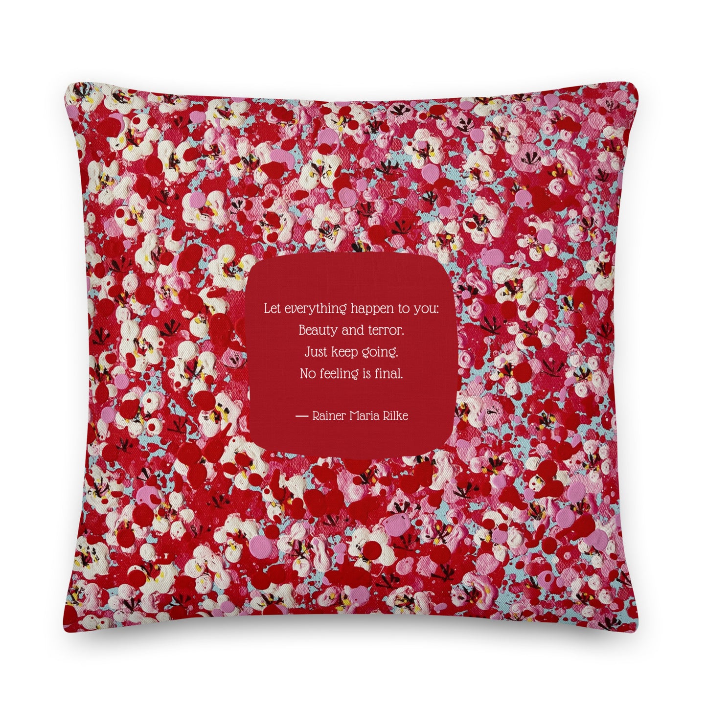 Healing Pillow - Self-compassion - Impermanence - Rilke