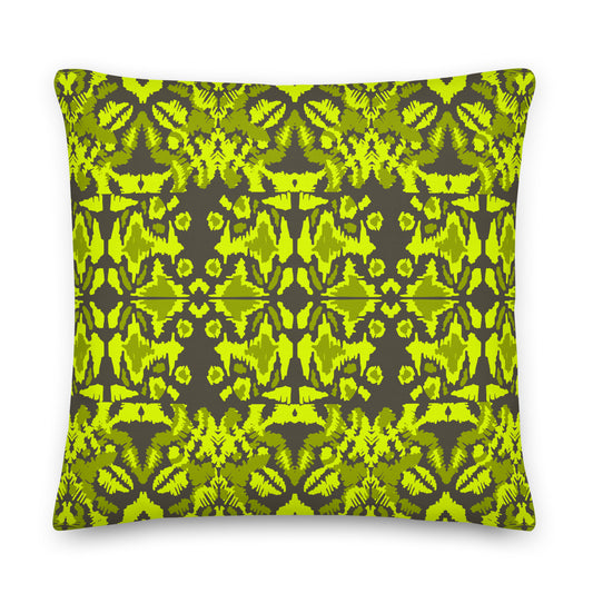 Healing Pillow -  Love of Life - Mindfulness - Resilience - Albert Camus - Chartreuse